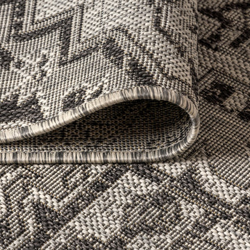 Estrella Bohemian Medallion Textured Weave Indoor/outdoor Runner Rug